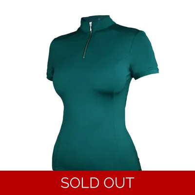 UV Protection Top Short Sleeve Emerald
